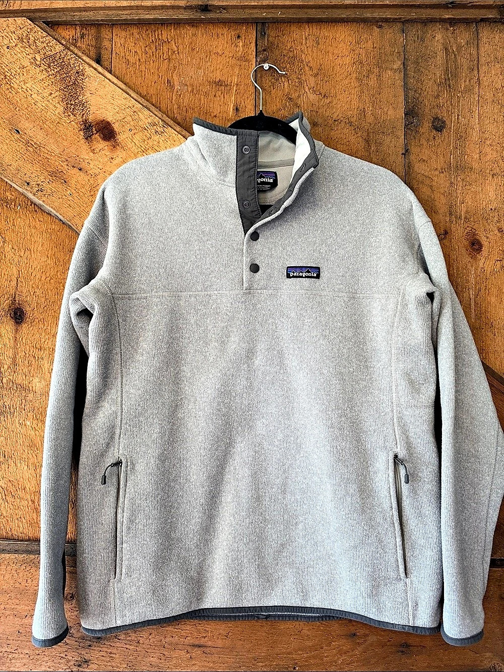 Patagonia Better Sweater Womens Gray Fleece Pullover 26010 Size L
